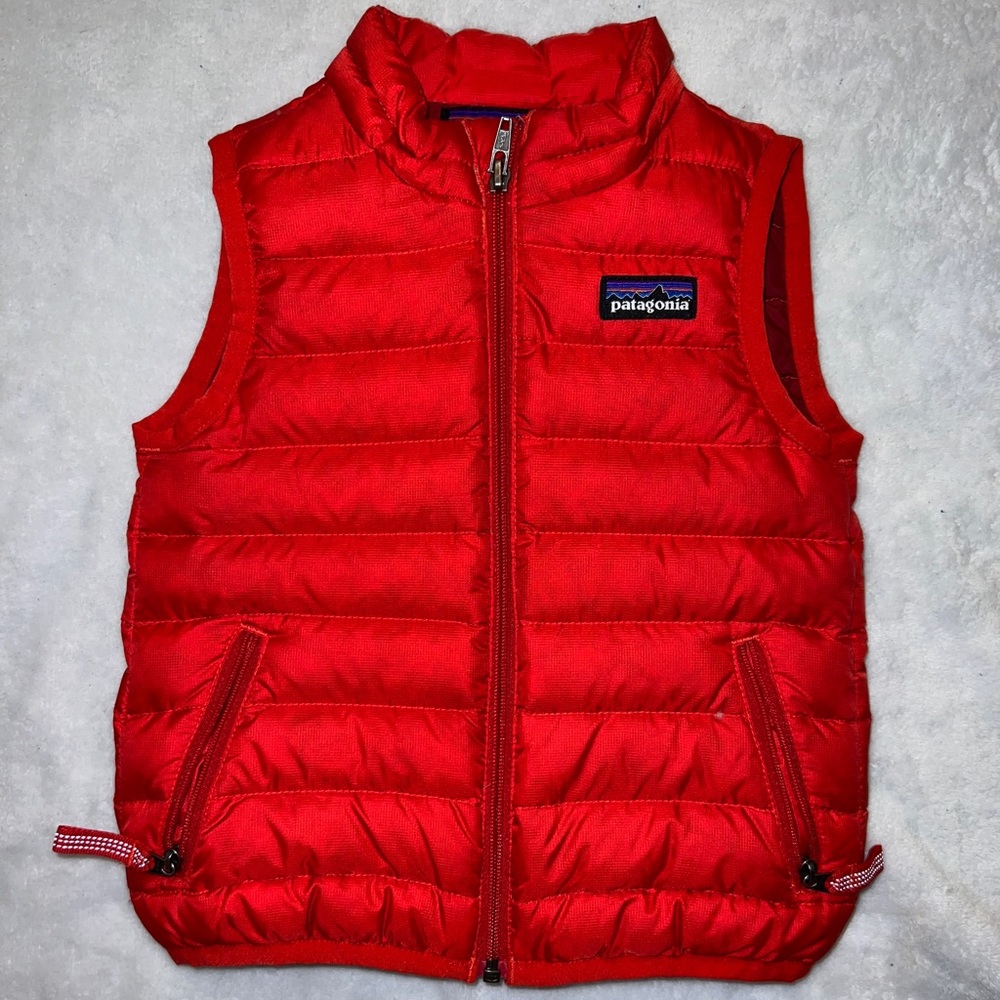 Red Patagonia Puffer Vest Size| 18M
